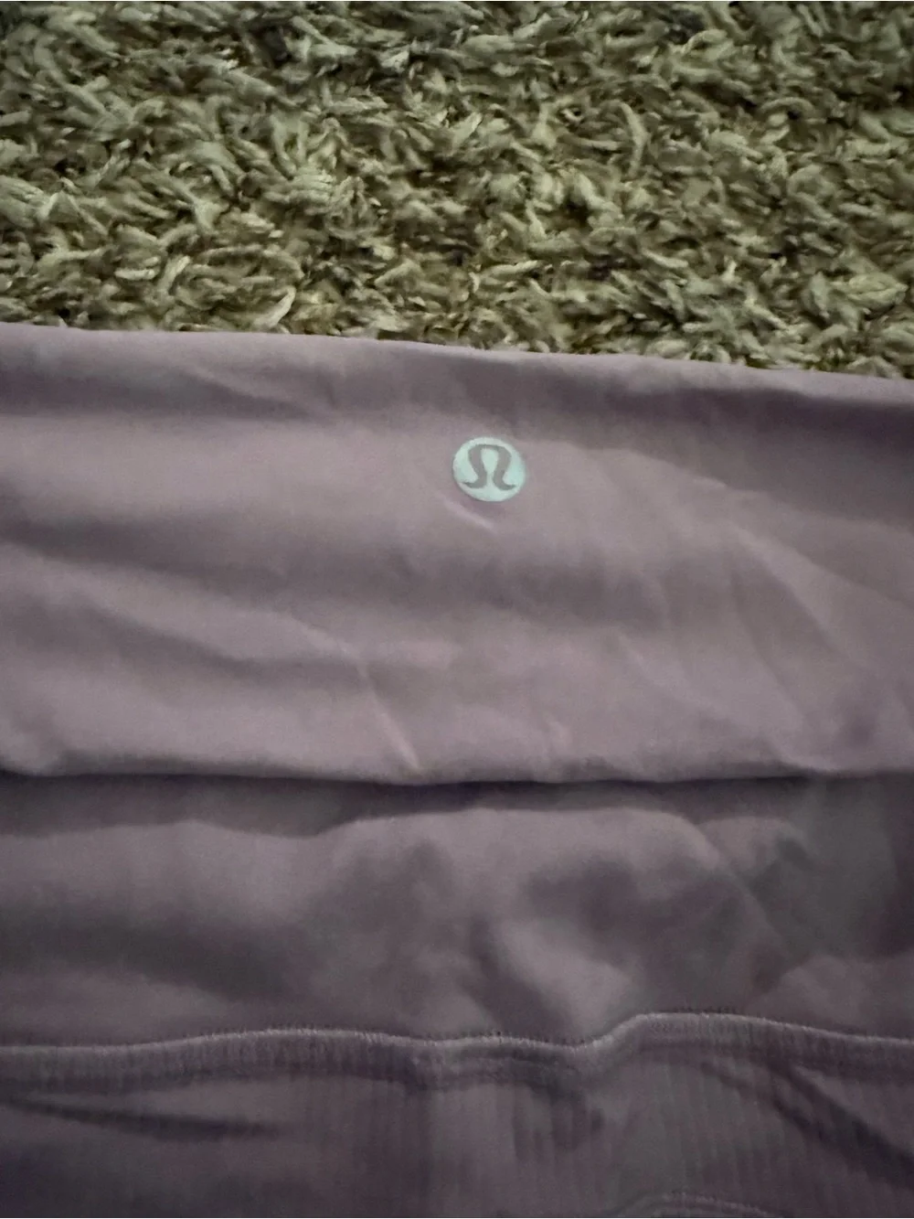 lululemon mauve/purple High-Rise Foldover‎ Leggings